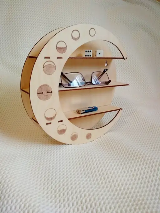 شلف رومیزی طرح ماه