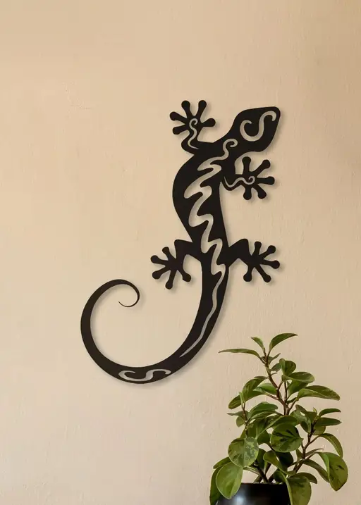 تابلو دیواری طرح مارمولک 🦎
