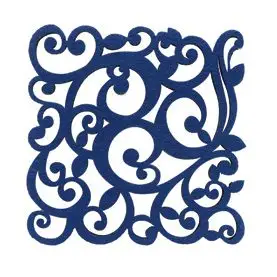 زیرلیوانی نمدی مدل TH_22973 444