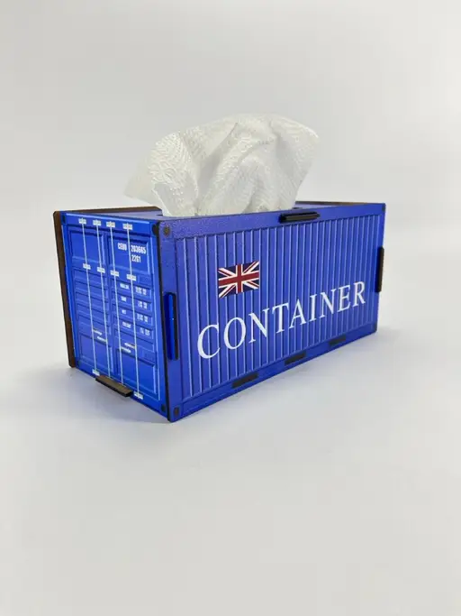 جعبه دستمال کاغذی طرح کانتینر TH_49515
