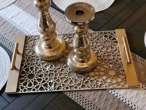 سینی طرح گره هندسی مدل TH_11693 4444