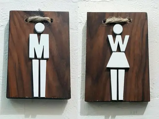 تابلو WC مدل TH_98129