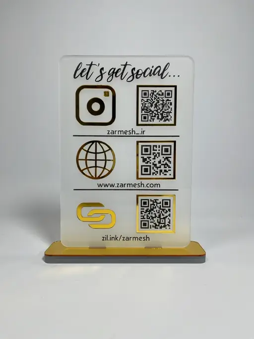 استند کیو آر کد مدل TH_94295