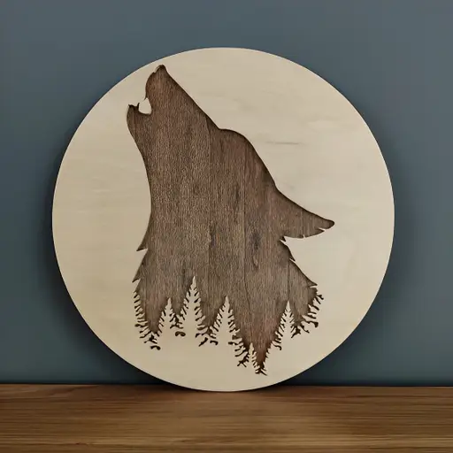 تابلو دیواری طرح گرگ مدل TH_28844 🐺
