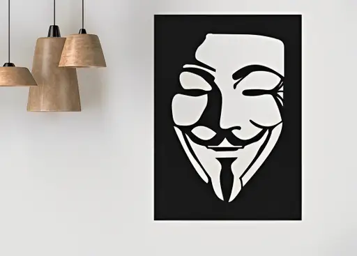 تابلو دیواری طرح Vendetta مدل TH_18851 55