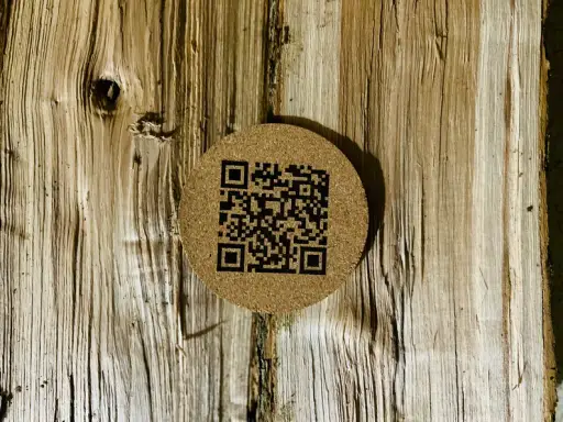 زیر لیوانی طرح QR CODE مدل TH_61386 66