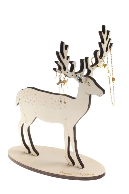 تصویر محصول استند زیورآلات گوزن مدل TH_46751🦌 - طرح و هنر (بندانگشتی گالری)