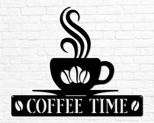 تصویر محصول تابلو پلاک کافه مدل TH_96965☕ - طرح و هنر (بندانگشتی گالری)