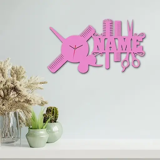 ساعت دیواری آرایشگاه مدل TH_73931