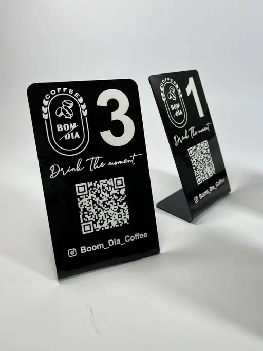 استند شماره میز و QR CODE مدل TH_22959