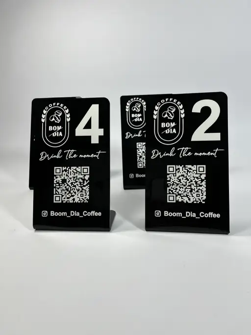 استند شماره میز و QR CODE مدل TH_22959