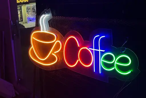 تابلو نئون طرح coffee مدل TH_14818