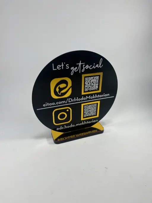 استند کیو آر کد دوتایی مدل TH_81279