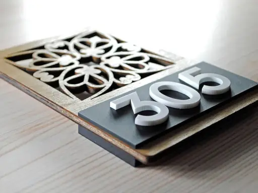 پلاک واحد آپارتمان مدل TH_86616