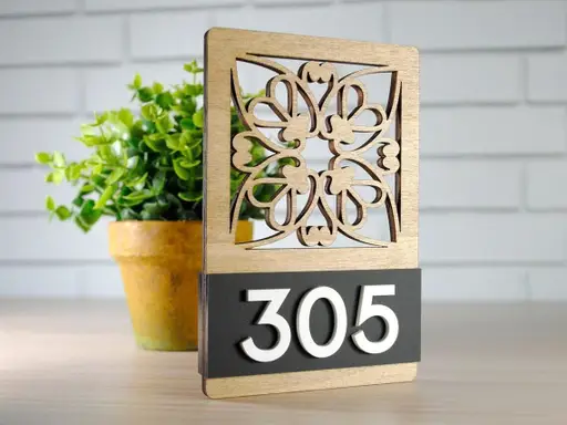 پلاک واحد آپارتمان مدل TH_86616