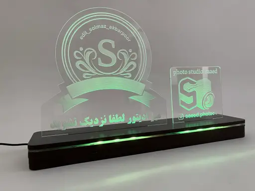 تابلو پلاک رومیزی مدل TH_61837