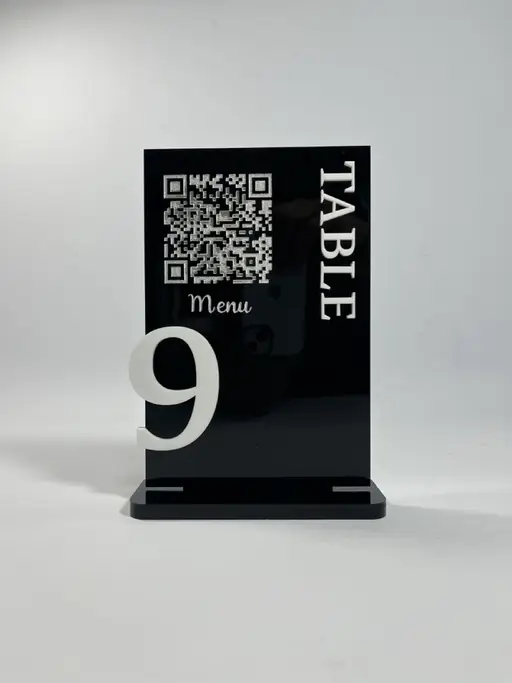 استند QR CODE و شماره میز مدل TH_97984