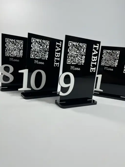 استند QR CODE و شماره میز مدل TH_97984