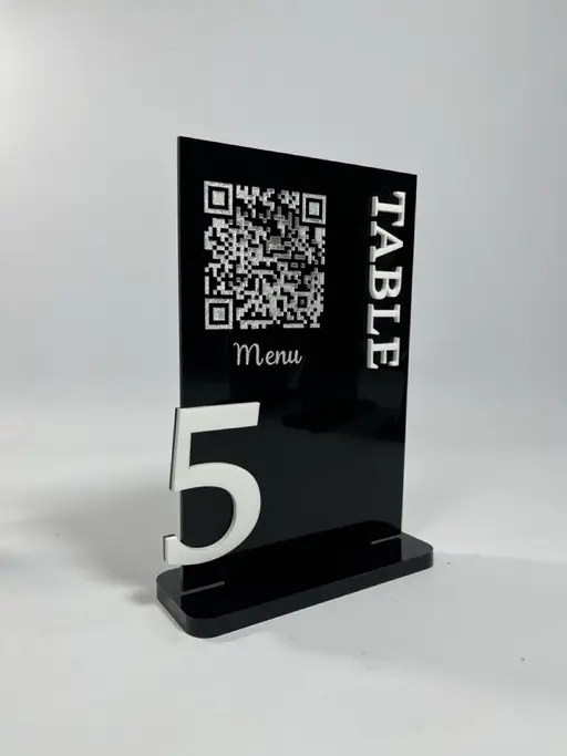 استند QR CODE و شماره میز مدل TH_97984
