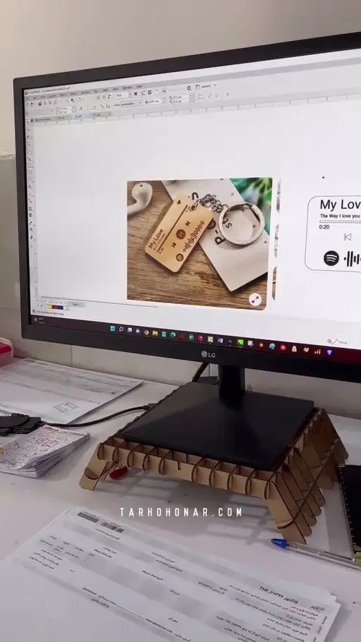 جاکلیدی طرح Spotify مدل TH_42635