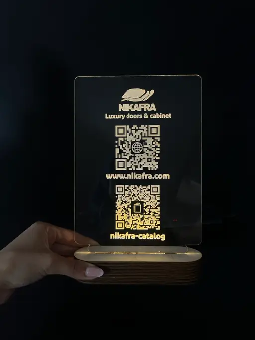 استند QR CODE نور دار مدل TH_17629
