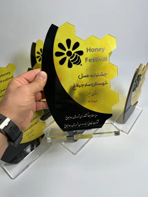 تندیس تقدیر طرح کندو مدل TH_84394