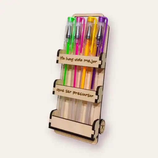 جای نوشت افزار چوبی فانتزی مدل TH_84597
