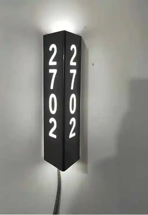 تابلو پلاک واحد با نور LED مدل TH_29497