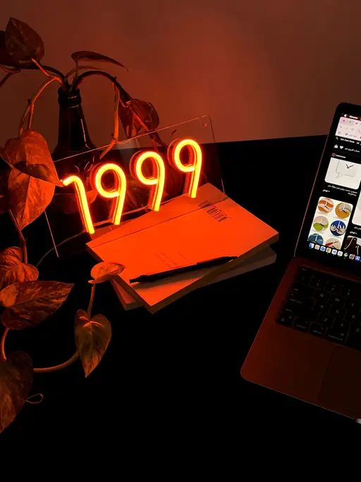 تابلو نئون فلکس سال میلادی مدل TH_37828