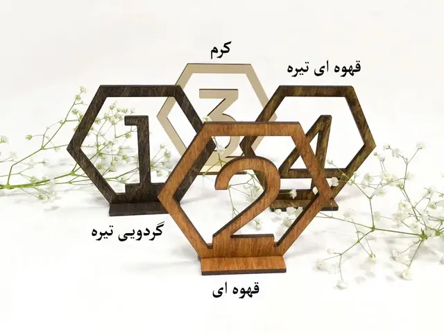 استند شماره میز مدل TH_14314