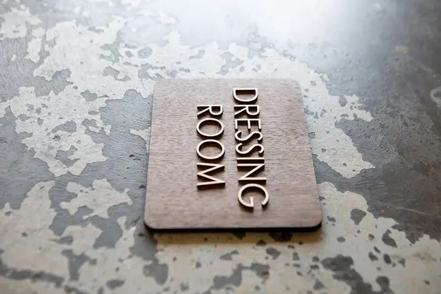 تابلو پلاک Dressing Room مدل TH_73991