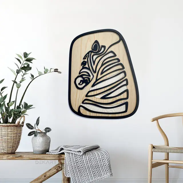 تابلو دیواری zebra مدل TH_16869