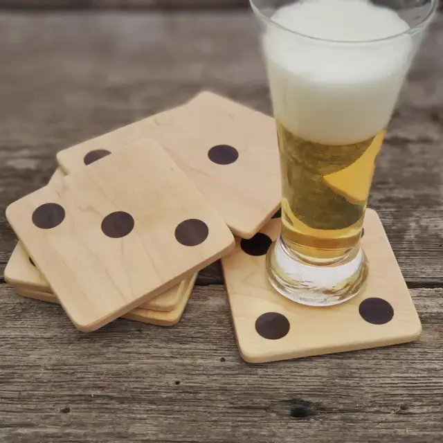 زیر لیوانی طرح تاس مدل TH_51826 🎲