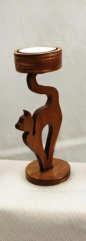 جاشمعی طرح گربه مدل TH_56345