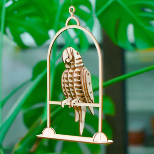 ماکت طوطی در قفس مدل TH_72382 56464