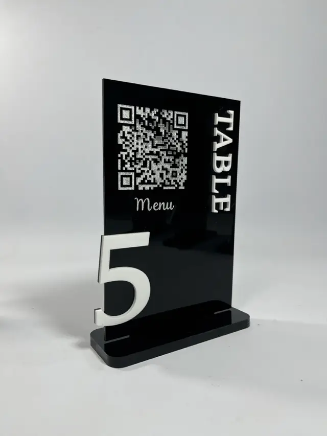 استند QR CODE و شماره میز مدل TH_97984
