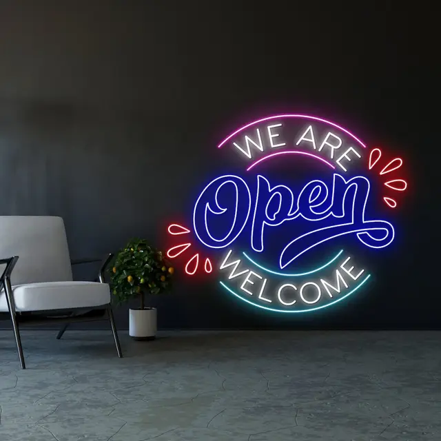 تابلو نئون Open مدل TH_91752