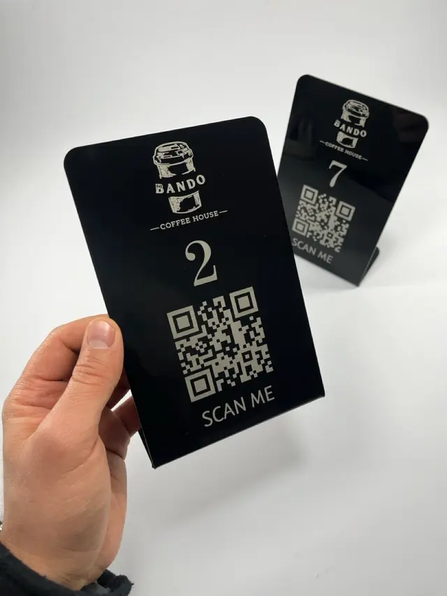 استند شماره میز و QR CODE مدل TH_22959