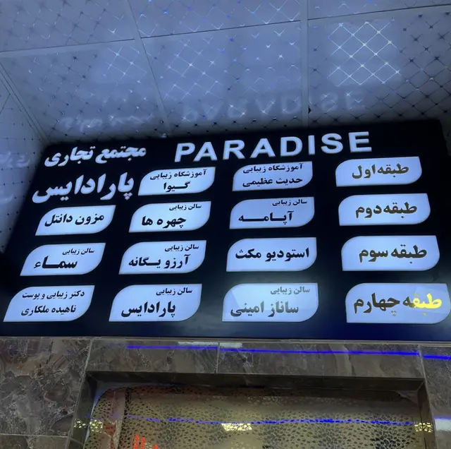 تابلو راهنمای طبقات نور دار مدل TH_48271