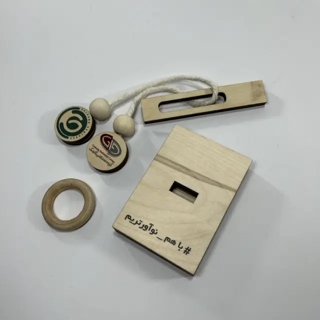 بازی چوبی گوی و حلقه مدل TH_32579
