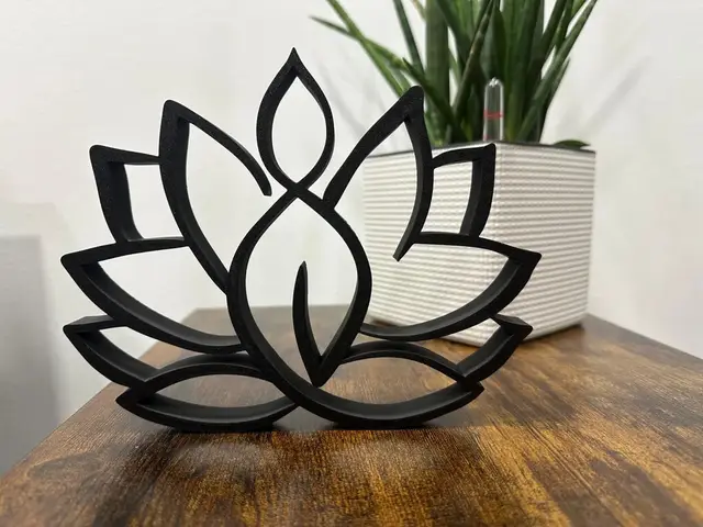استند چوبی مینیمال لوتوس یوگا مدل TH_94198