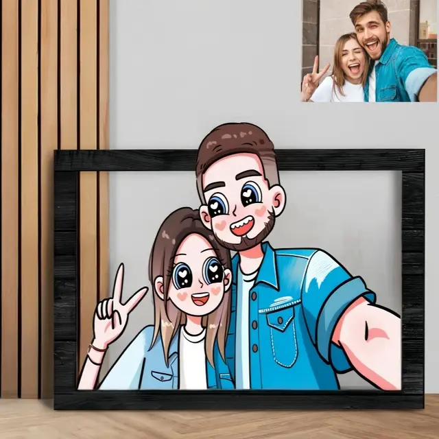 هدیه چوبی با تصویر کارتونی مدل TH_95650