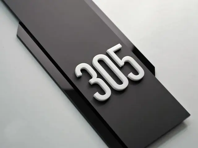 پلاک مینیمال شماره واحد مدل TH_96730