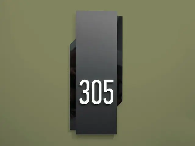 پلاک مینیمال شماره واحد مدل TH_96730