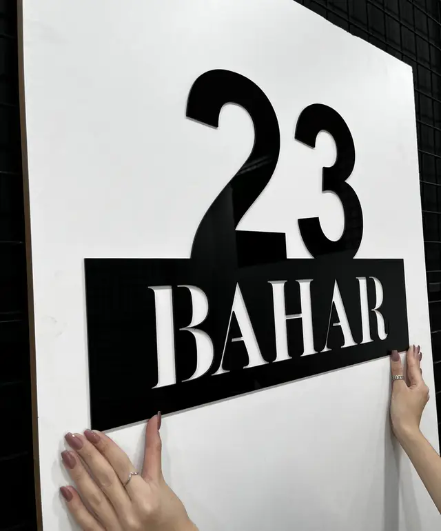 پلاک شماره و نام ساختمان مدل TH_51796