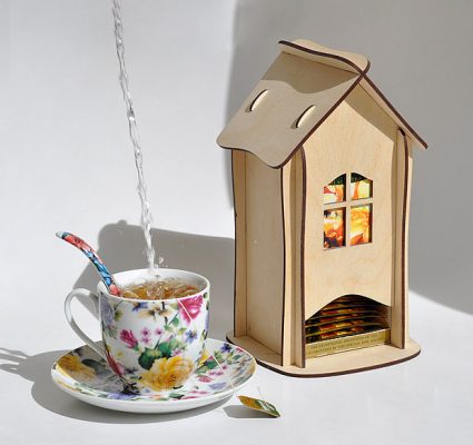 باکس چای کیسه ای مدل خانه