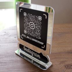 استند کیو آر کد مدل TH_72449 مشکی