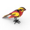 پرنده سه بعدی مدل TH_86246 قرمز