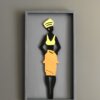 تابلو دیواری دختر آفریقایی مدل TH_98369