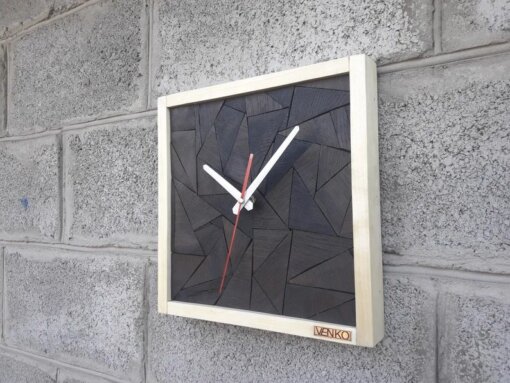 ساعت دیواری مربعی مدل TH_57227 7